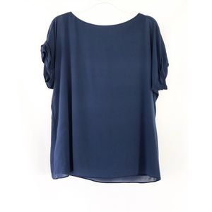 Alice + Olivia Stretch Silk Zipper Back Top